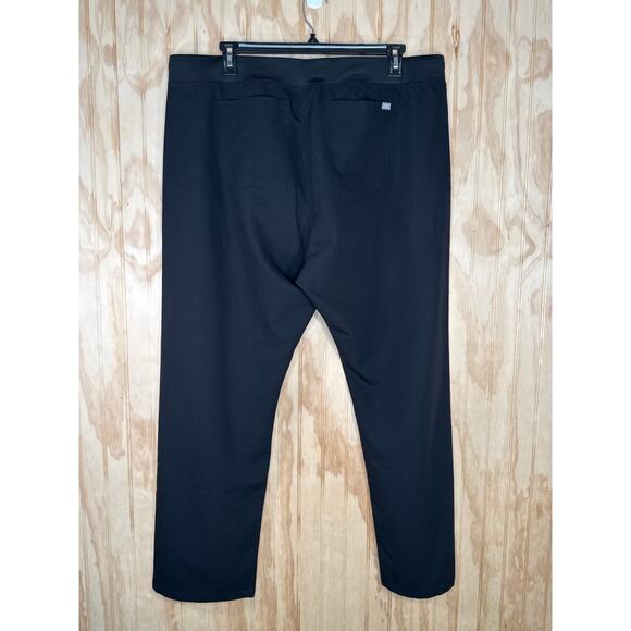 Figs Black Scrub Pants Size XXL Drawstring Waist, Stretch - Picture 2 of 8